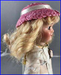 10 Antique German Bisque Head Demacol Googly Doll! Elegant! Rare! 18026