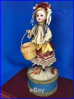 10 Candy Container Bisque. Russian, Polish costume Antique