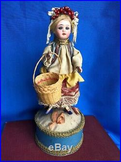 10 Candy Container Bisque. Russian, Polish costume Antique