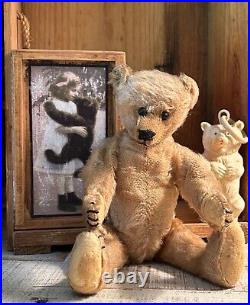 10 German Antique 1910s Early Bing Mohair Teddy Bear