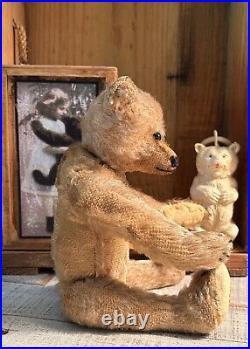 10 German Antique 1910s Early Bing Mohair Teddy Bear