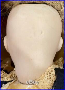 11 Antique German Closed Mouth Doll 212 Bahr Proschild withOriginal Body