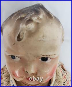 11 Antique German Motschmann Sonneberg Täufling Doll Floating Disc Joints 1860s