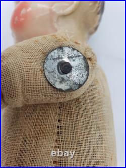 11 Antique German Motschmann Sonneberg Täufling Doll Floating Disc Joints 1860s