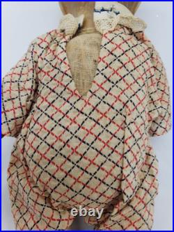 11 Antique German Motschmann Sonneberg Täufling Doll Floating Disc Joints 1860s