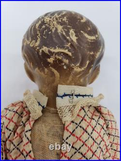 11 Antique German Motschmann Sonneberg Täufling Doll Floating Disc Joints 1860s