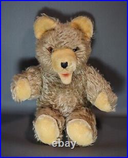13Vintage Antique German Hermann ZOTTY Blonde Mohair Teddy Bear Toy withSqueaker