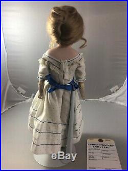 13.5 Antique German Bisque Shoulder Head Doll! S & H 740! Elegant! Rare! 17745