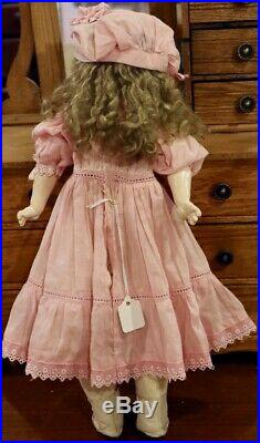 14 Antique German Bisque Sonneberg Doll withOriginal Body, Perfect withGreat Outfit