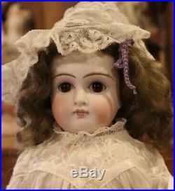 14 Antique Sonneberg Bisque Closed Mouth Belton Doll