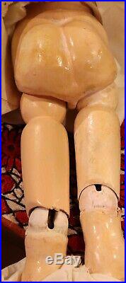 14 Antique Sonneberg Bisque Closed Mouth Belton Doll Marked 106