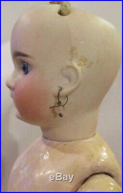 14 Antique Sonneberg Bisque Closed Mouth Belton Doll Marked 183
