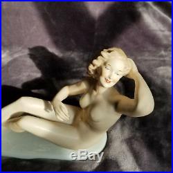 14 Vintage Wallendorf Nude Figurine German Porcelain Art Deco