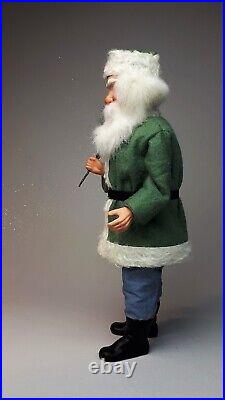 15Paper macheGerman SANTA/WOODCUTTERCandy Containerby Paul Turner HNY23-006