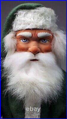 15Paper macheGerman SANTA/WOODCUTTERCandy Containerby Paul Turner HNY23-006