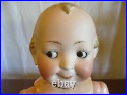 15 1/2 Antique Hertel Schwab Toddler Googly Doll Model # 172 All Original