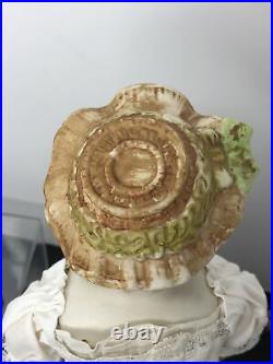 15 Antique Bisque German Made China Head Bonnet head Hertwig 1910-1920 Blonde#A