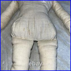 15 Antique German China Head Doll Cloth Body Porcelain Arms Legs Unmarked