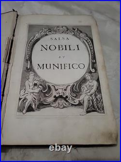 1650 Rare Antique German Emblem Book Guidobald Salzburg Large Engravings