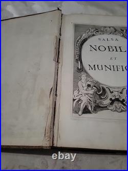 1650 Rare Antique German Emblem Book Guidobald Salzburg Large Engravings