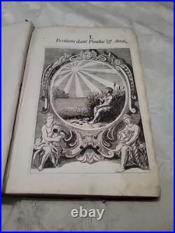 1650 Rare Antique German Emblem Book Guidobald Salzburg Large Engravings