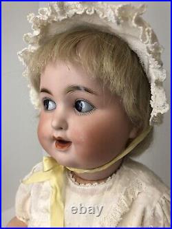 16.5 Antique German 201 Schutzmeister & Quendt BL Flirty Eye Combo Baby Doll SF 16.5 Antique German 201 Schutzmeister & Quendt BL Flirty Eye Combo Baby Doll SF