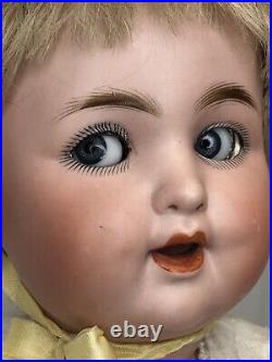 16.5 Antique German 201 Schutzmeister & Quendt BL Flirty Eye Combo Baby Doll SF 16.5 Antique German 201 Schutzmeister & Quendt BL Flirty Eye Combo Baby Doll SF