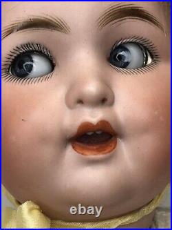 16.5 Antique German 201 Schutzmeister & Quendt BL Flirty Eye Combo Baby Doll SF 16.5 Antique German 201 Schutzmeister & Quendt BL Flirty Eye Combo Baby Doll SF