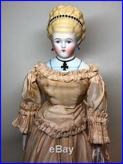 16 Antique Bisque German Alt Beck Gottschaulck China Head Empress Augusta #A