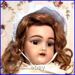 16 Antique German Doll -HANDWERCK 109 BJ Handwerck Body -Original Mohair Wig