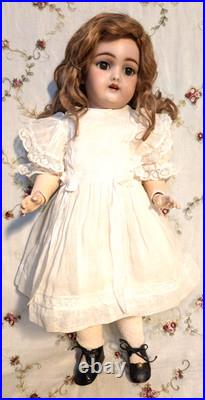16 Antique German Doll -HANDWERCK 109 BJ Handwerck Body -Original Mohair Wig