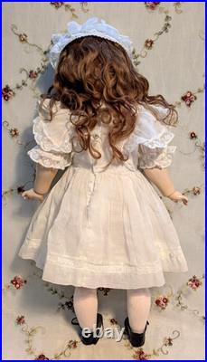 16 Antique German Doll -HANDWERCK 109 BJ Handwerck Body -Original Mohair Wig