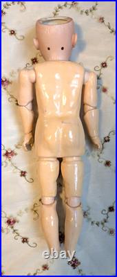 16 Antique German Doll -HANDWERCK 109 BJ Handwerck Body -Original Mohair Wig