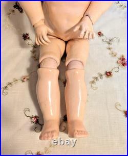 16 Antique German Doll -HANDWERCK 109 BJ Handwerck Body -Original Mohair Wig