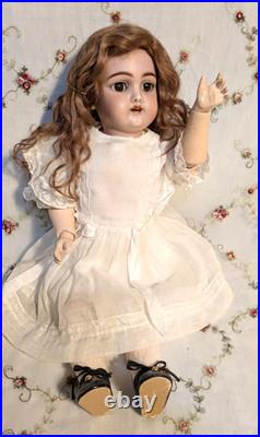 16 Antique German Doll -HANDWERCK 109 BJ Handwerck Body -Original Mohair Wig