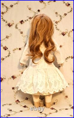 16 Kestner 167 Antique German Doll & Clothes, French HH Wig, Plaster Pate, BJB