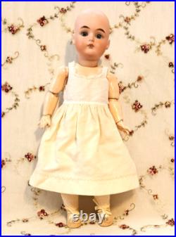 16 Kestner 167 Antique German Doll & Clothes, French HH Wig, Plaster Pate, BJB