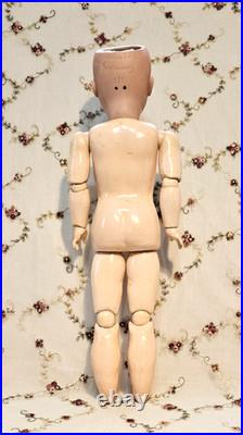 16 Kestner 167 Antique German Doll & Clothes, French HH Wig, Plaster Pate, BJB
