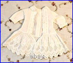 16 Kestner 167 Antique German Doll & Clothes, French HH Wig, Plaster Pate, BJB
