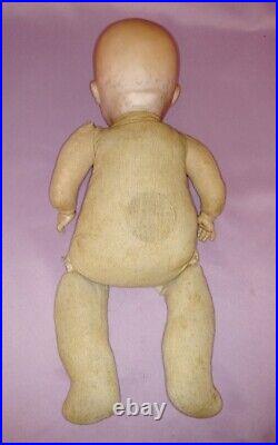 17 ANTIQUE GERMAN BISQUE HEAD DOLL DREAM BABY BY ARMOND MARCEILLE c1900