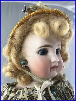 17 Amazing Antique German Bisque Head Belton Fashion Doll 137 French Market