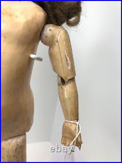 17 Antique German Bisque AM 1894 Armand Marseille Brunette Compo Body BL Eyes#L 17 Antique German Bisque AM 1894 Armand Marseille Brunette Compo Body BL Eyes#L