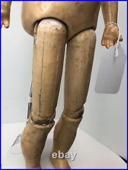 17 Antique German Bisque AM 1894 Armand Marseille Brunette Compo Body BL Eyes#L 17 Antique German Bisque AM 1894 Armand Marseille Brunette Compo Body BL Eyes#L