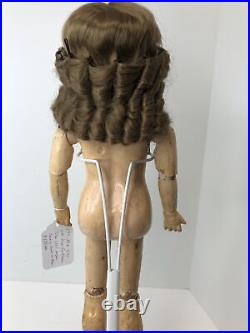 17 Antique German Bisque AM 1894 Armand Marseille Brunette Compo Body BL Eyes#L 17 Antique German Bisque AM 1894 Armand Marseille Brunette Compo Body BL Eyes#L