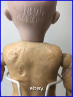 17 Antique German Bisque AM 1894 Armand Marseille Brunette Compo Body BL Eyes#L 17 Antique German Bisque AM 1894 Armand Marseille Brunette Compo Body BL Eyes#L