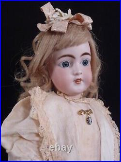 18.5 Rare Antique German Bisque Doll Dep By Simon And Halbig