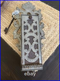 18th Century Castle (German or French) Box Lock And Original Key