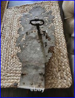 18th Century Castle (German or French) Box Lock And Original Key