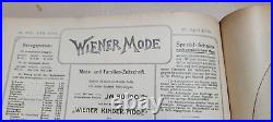 1909 Wiener Mode Set 3 German Fashion Catalogue New York Berlin Styles Pattern