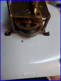 1920s Antique German Made Delft Clock Serviced Looks Great Excellent Time Keeper 1920s Antique German Made Delft Clock Serviced Looks Great Excellent Time Keeper